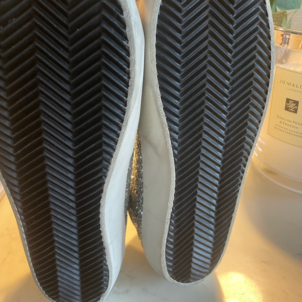 Golden Goose Silver Glitter Superstar Sneakers - Picture 4 of 4